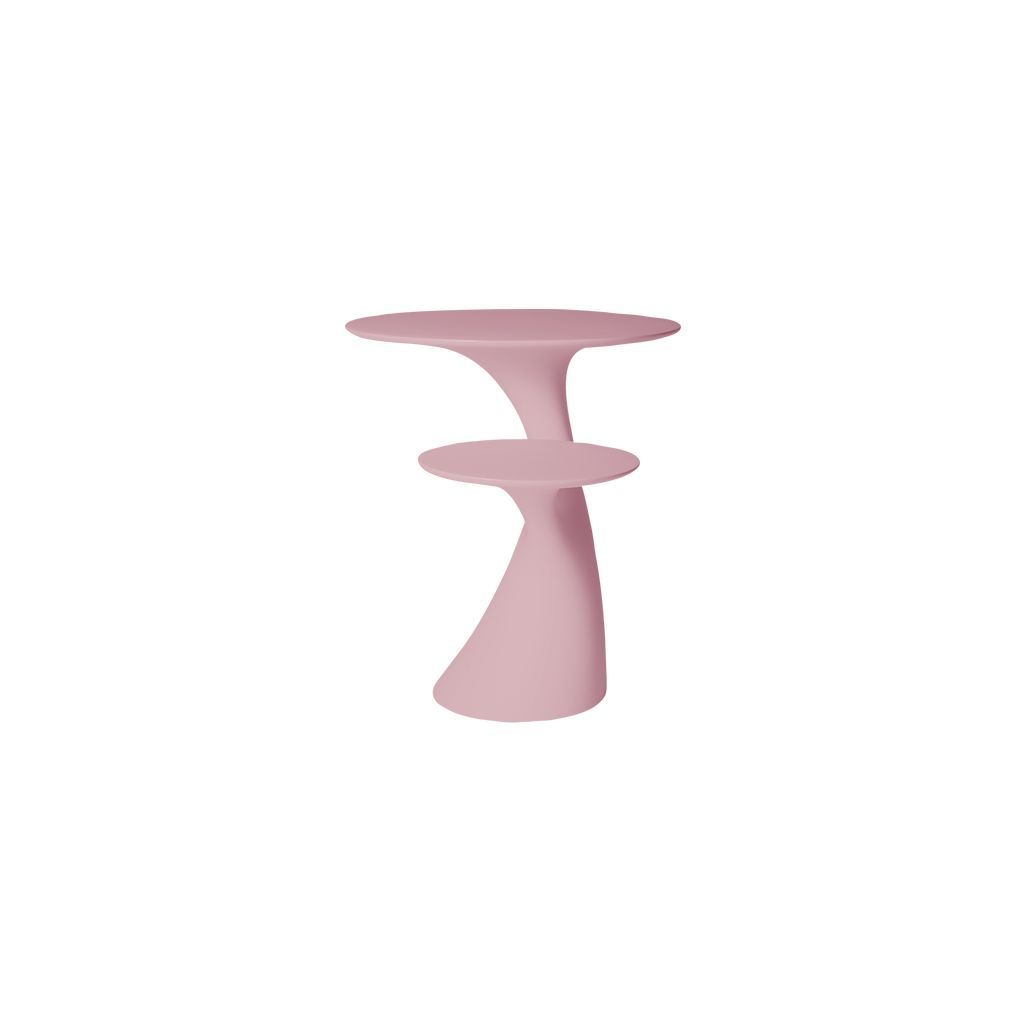Mesa de árbol de conejo Qeeboo de Stefano Giovannoni, rosa