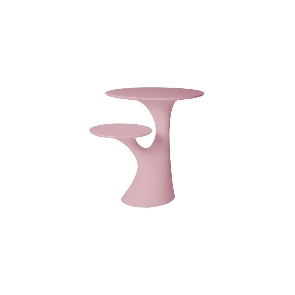 Mesa de árbol de conejo Qeeboo de Stefano Giovannoni, rosa