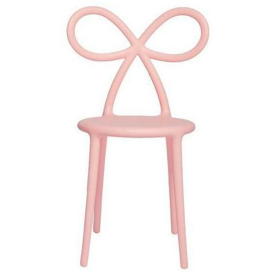 Qeeboo Ribbon Chair Baby By Nika Zupanc Set Of 2, Pink