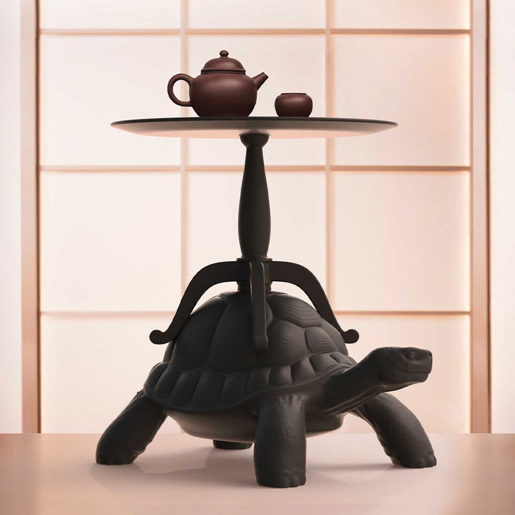 Qeeboo Turtle Carry Coffee Table, Grey