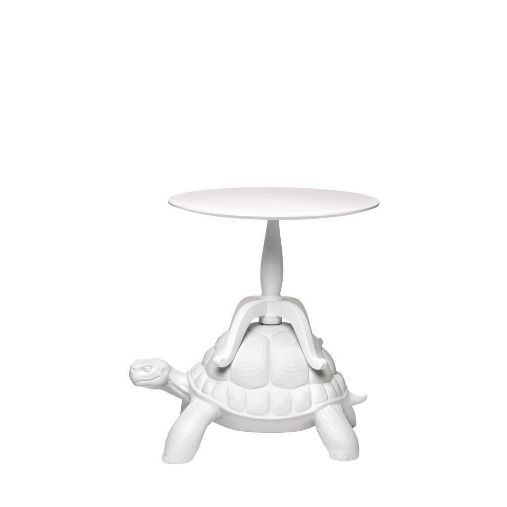 Qeeboo Turtle Carry Coffee Table, White