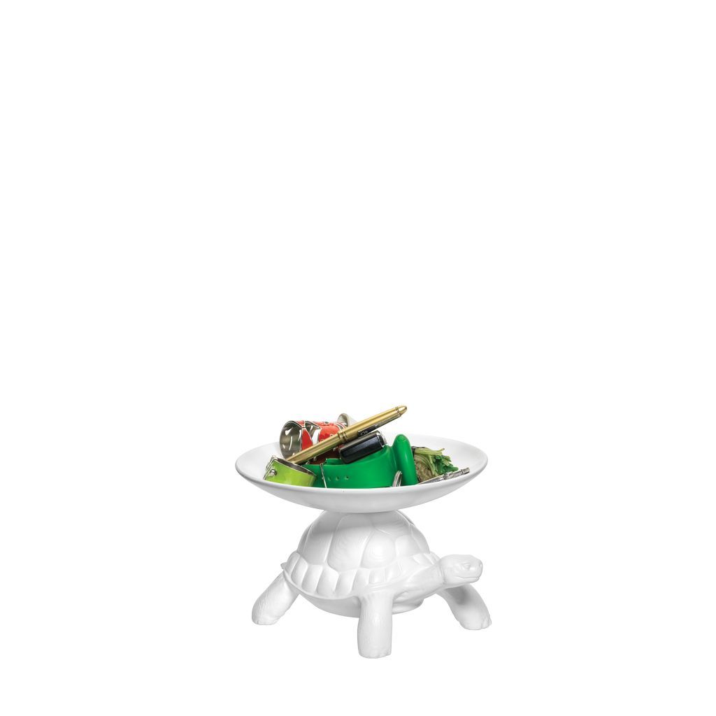 Qeeboo Schildkrötentragetasche Emptier Xs, Weiß