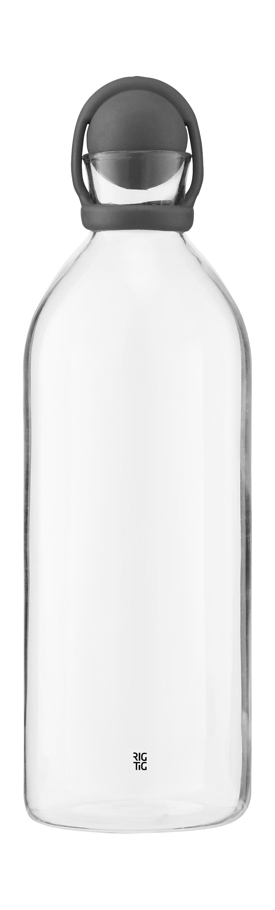 钻机凉爽的玻璃瓶1,5升，深灰色