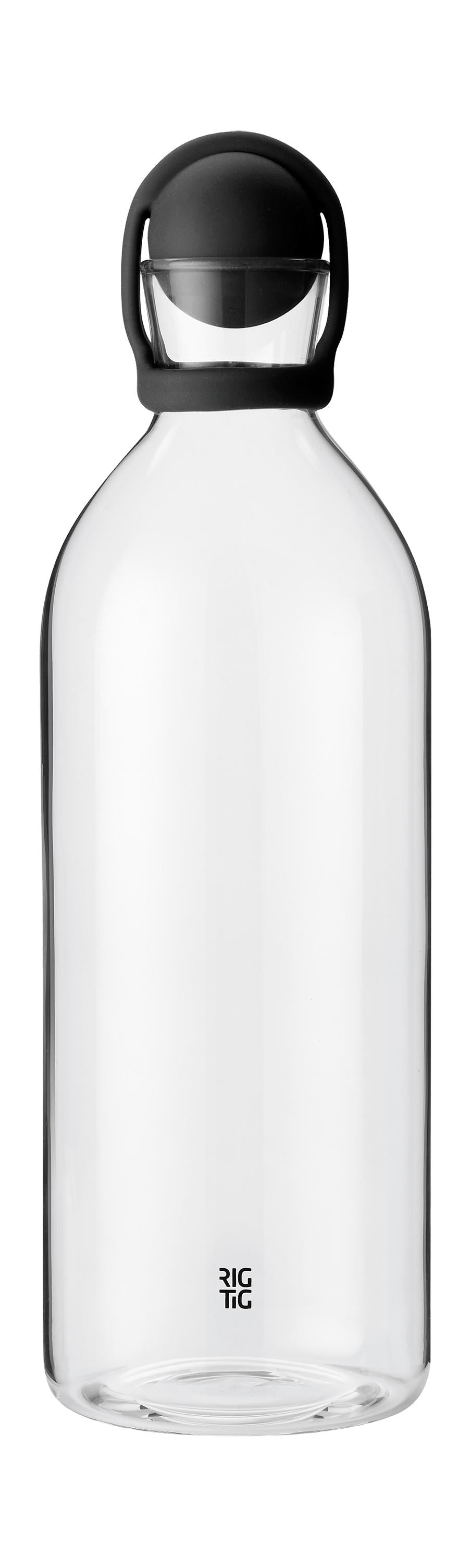 钻机凉爽的玻璃瓶1,5升，黑色