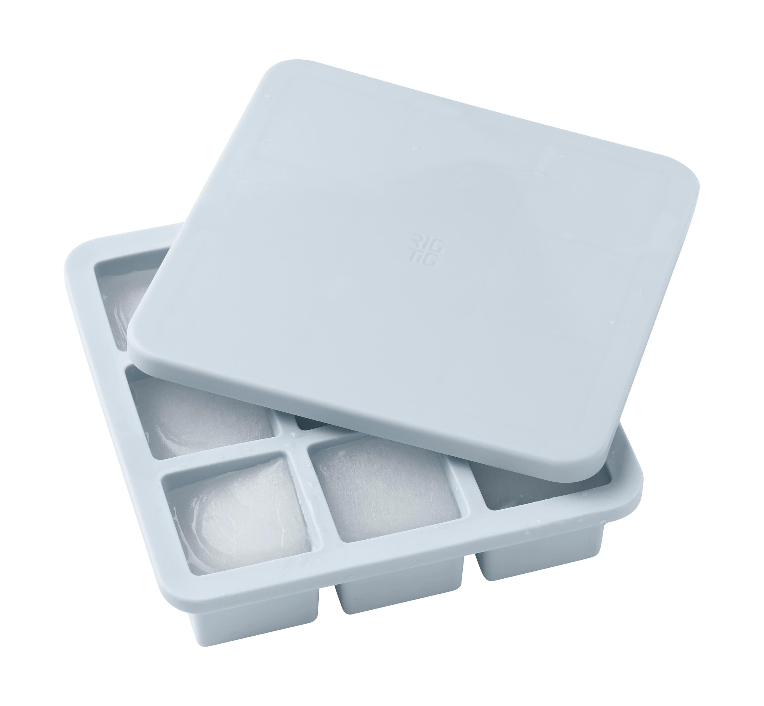 Rig Tig Freeze It Ice Cube Box With Lid 5.0 Cm, Light Blue