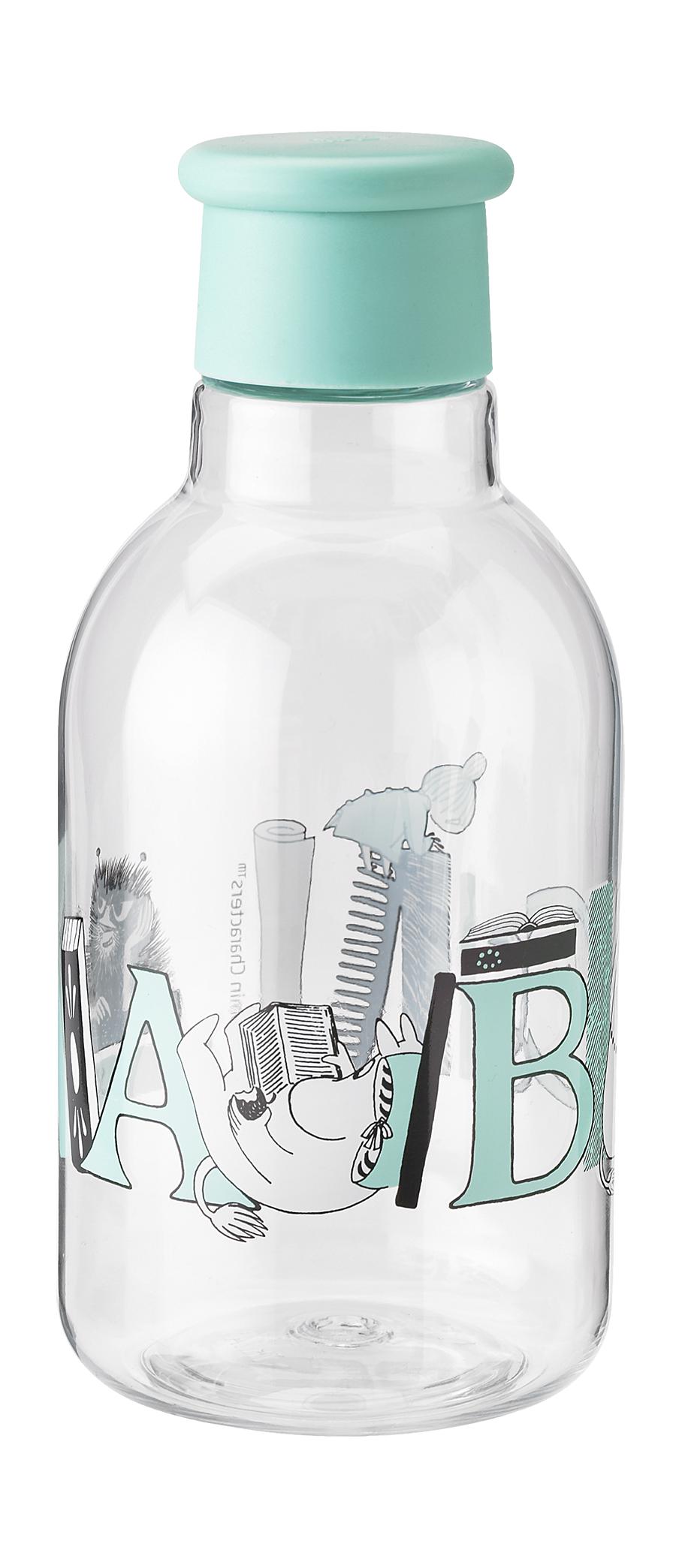 Rig Tig Moomin ABC vandflaske 0,5 L, Moomin Turquoise