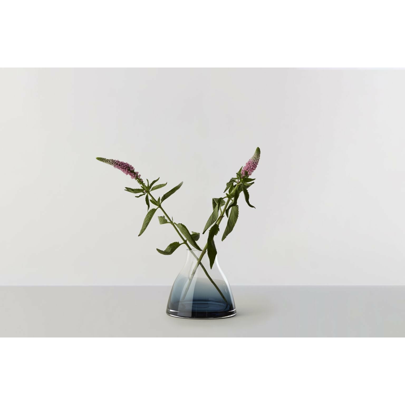 Ro Collection No. 1 Flower Vase øxh 13 X12, Indigo Blue