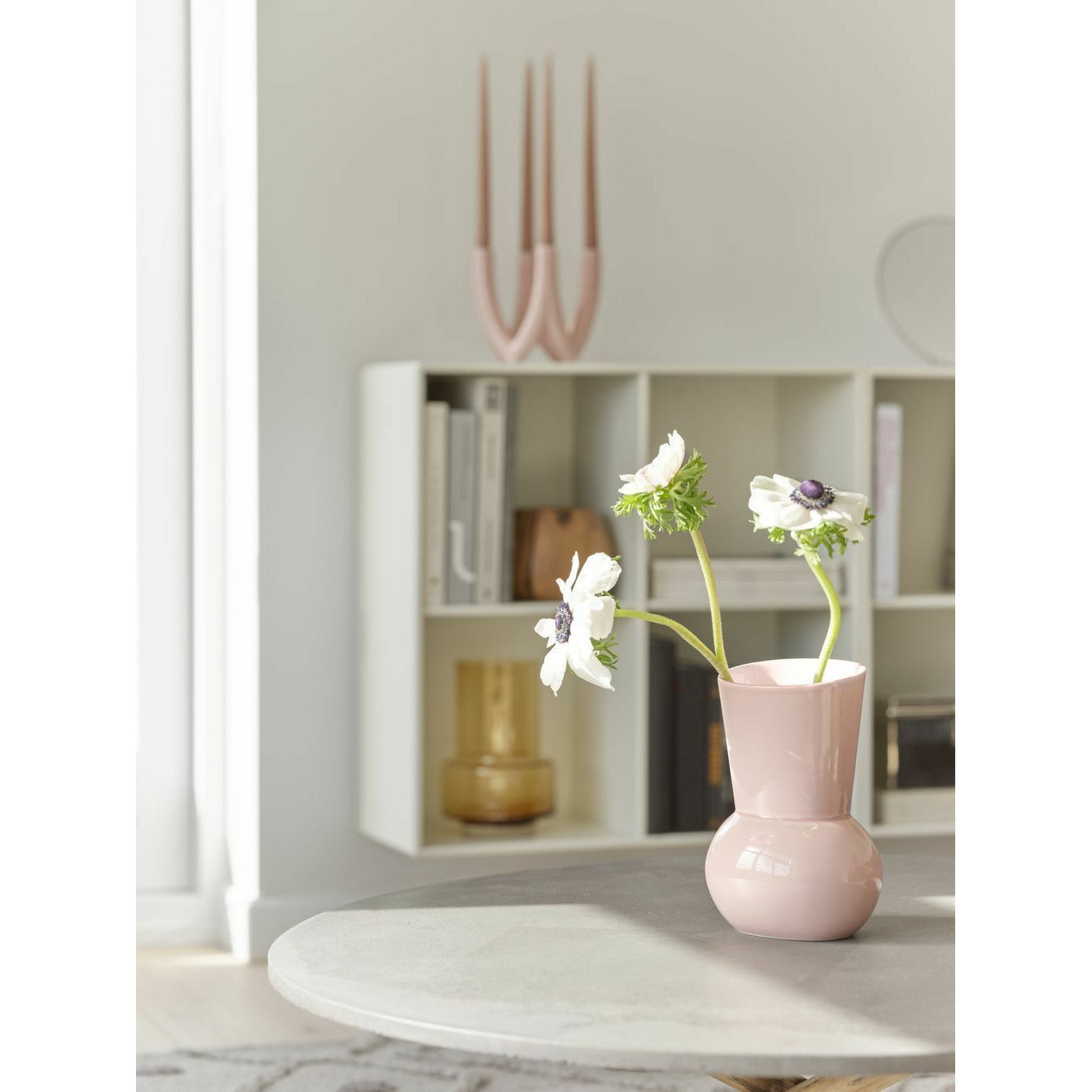 Ro Collection No. 66 Oval Vase, Pink