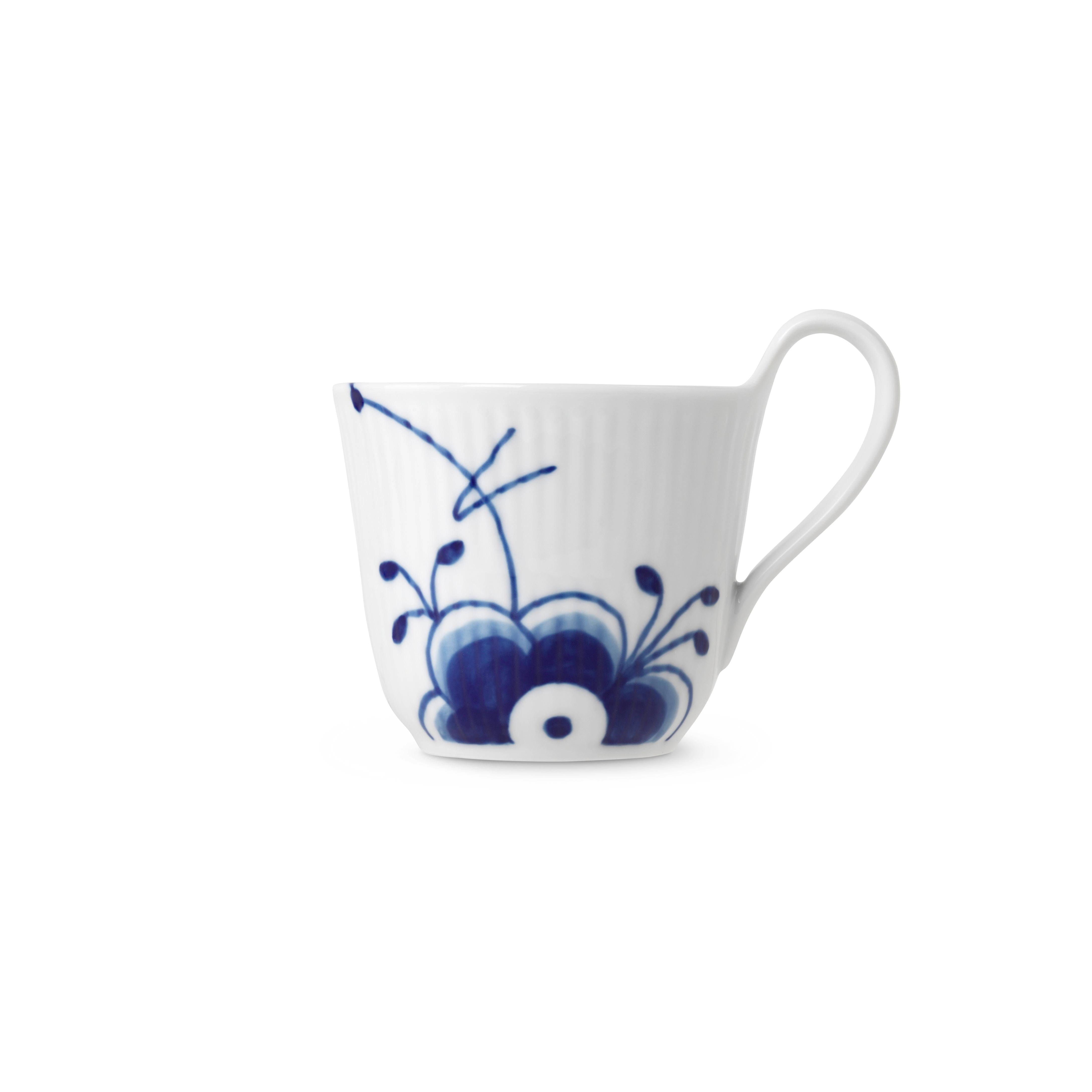 Royal Copenhagen Blue Fluted Mega Cup With High Handle, 25 Cl