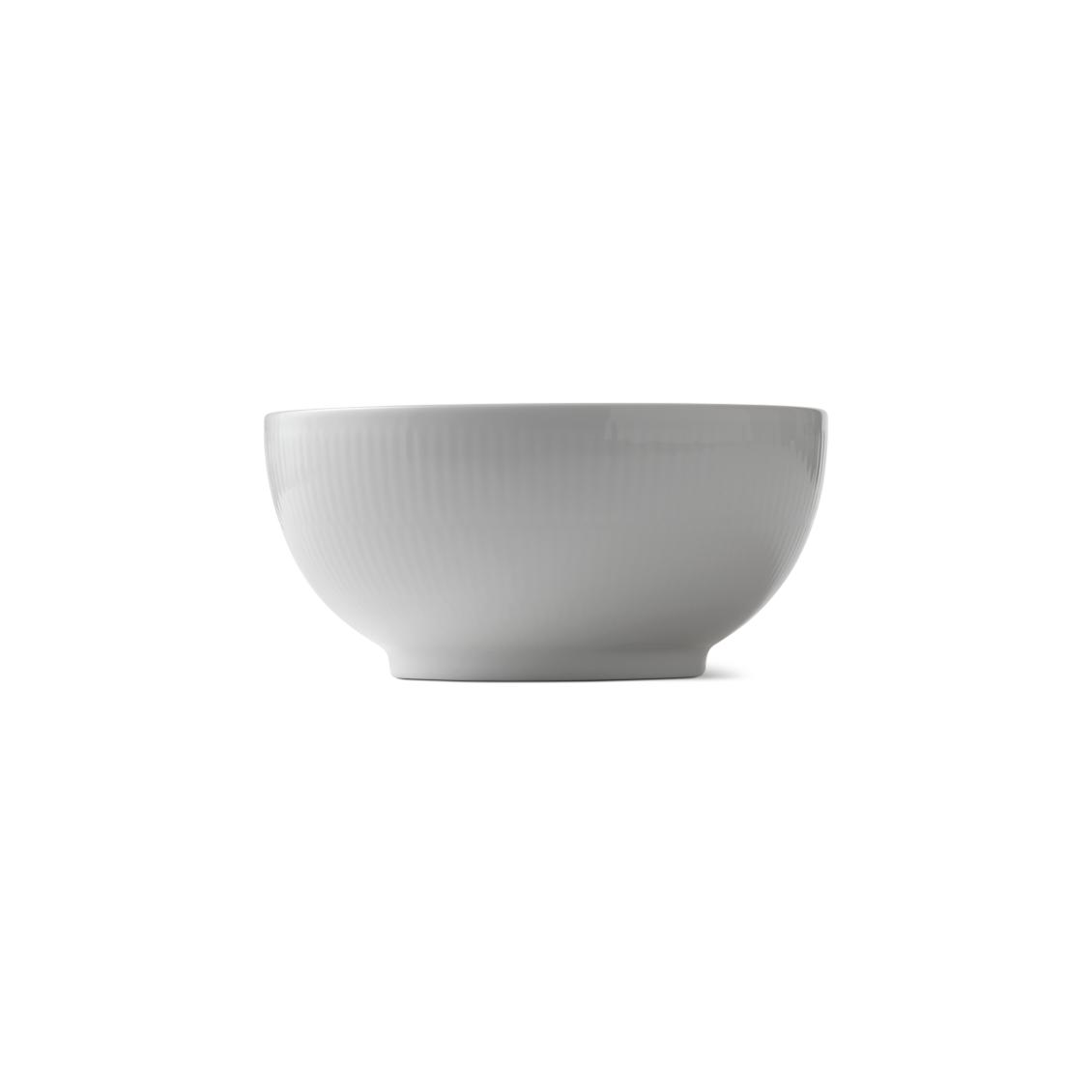 Royal Copenhagen White Flupped Bowl, 110Cl