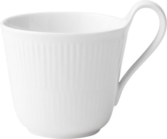 Royal Copenhagen White Flutsed Cup, 33Cl