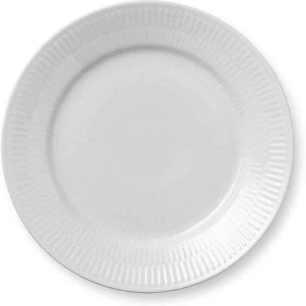 Royal Copenhagen White Fluted Plate, 19cm