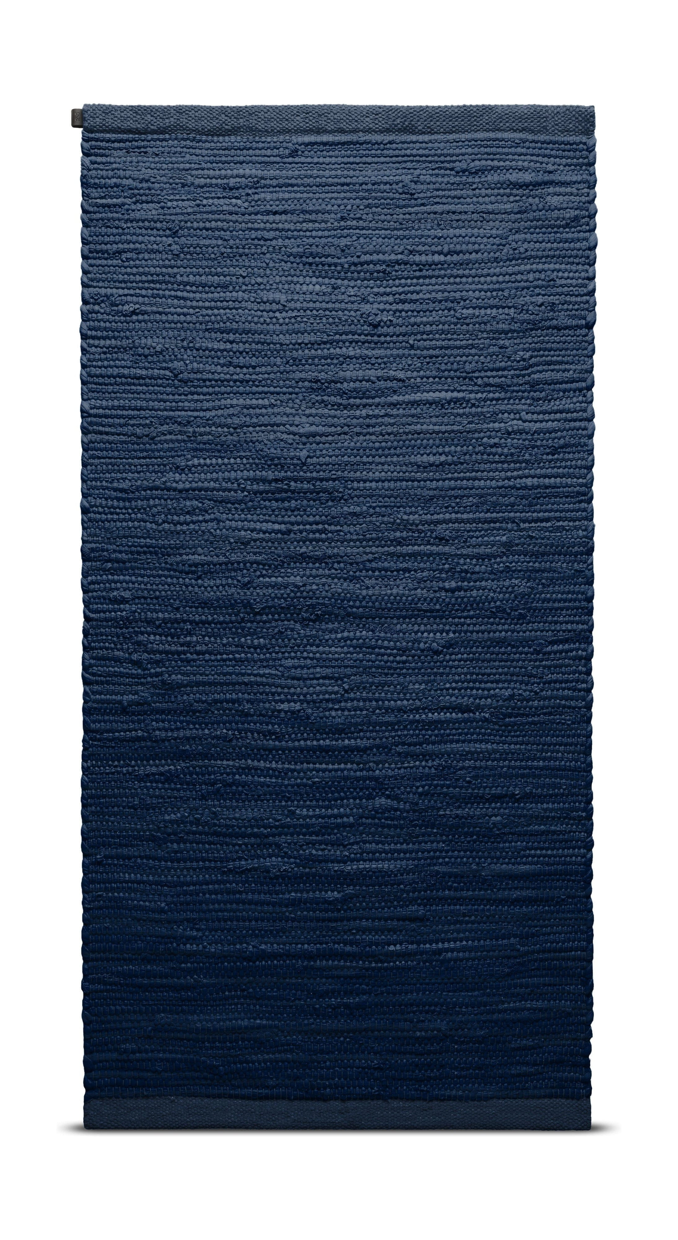 Rug Solid Cotton Rug 60 X 90 Cm, Blueberry