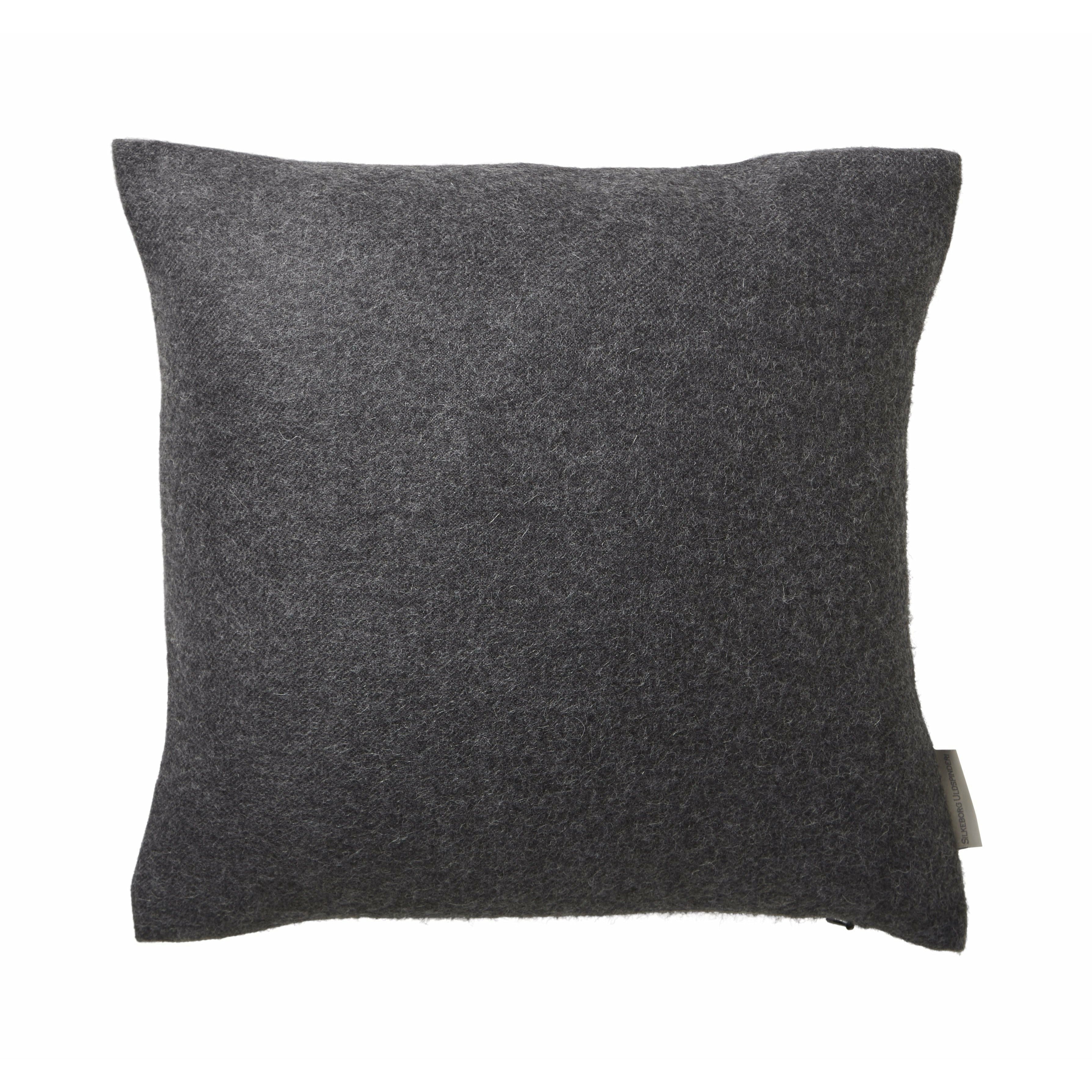 Silkorg Uldspinderi Arequipa Cushion 40 x40 cm, gris oscuro