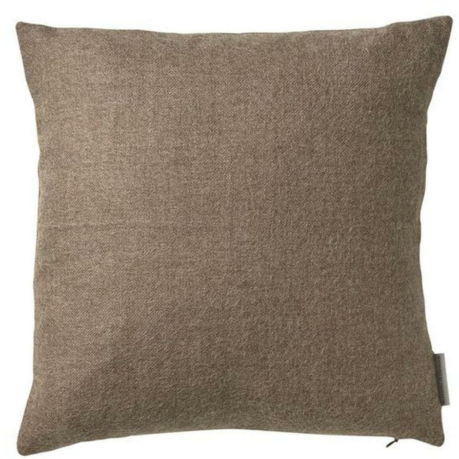 Silkorg Uldspinderi Arequipa Cushion 40 x40 cm, nogal marrón