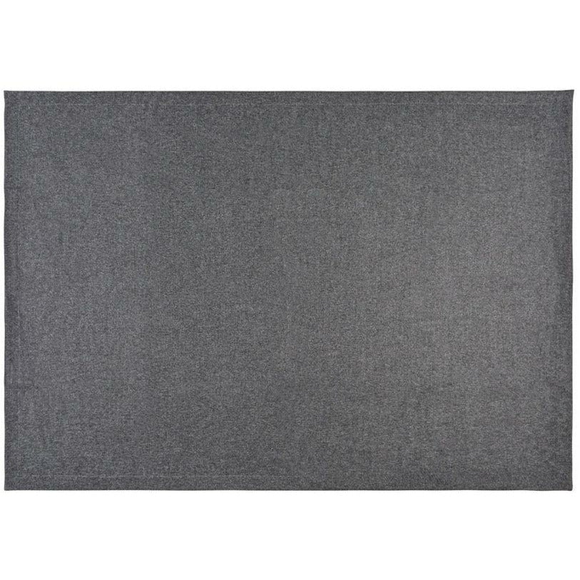 Silkorg Uldspinderi Mendoza a cuadros 180 x220 cm, gris oscuro