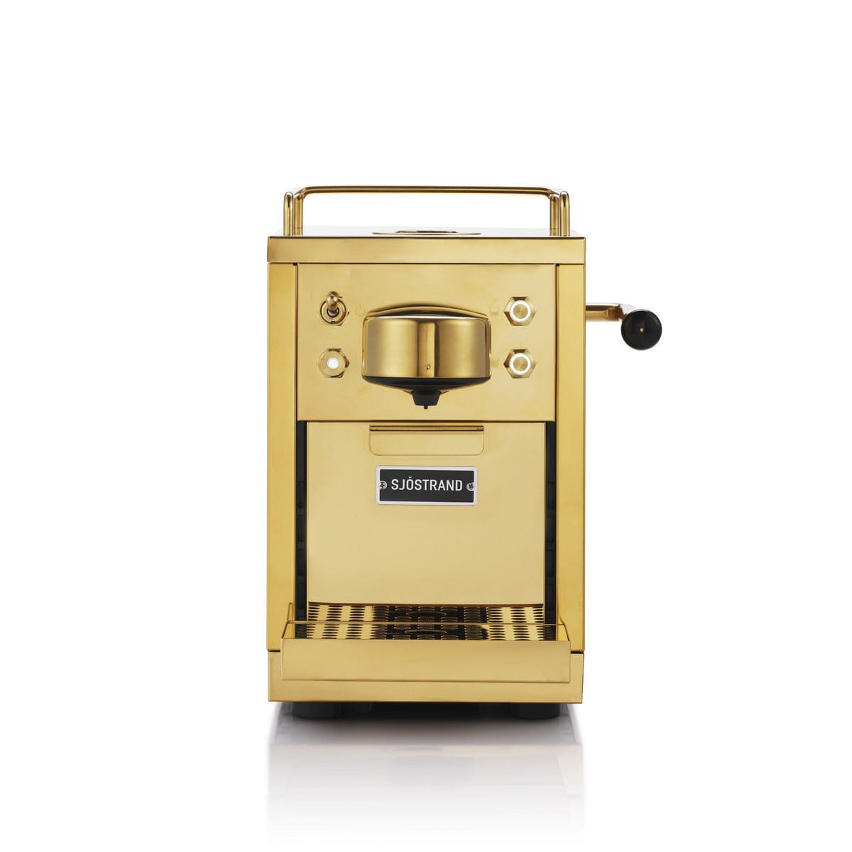 Sjöstrand浓缩咖啡胶囊机器，黄铜