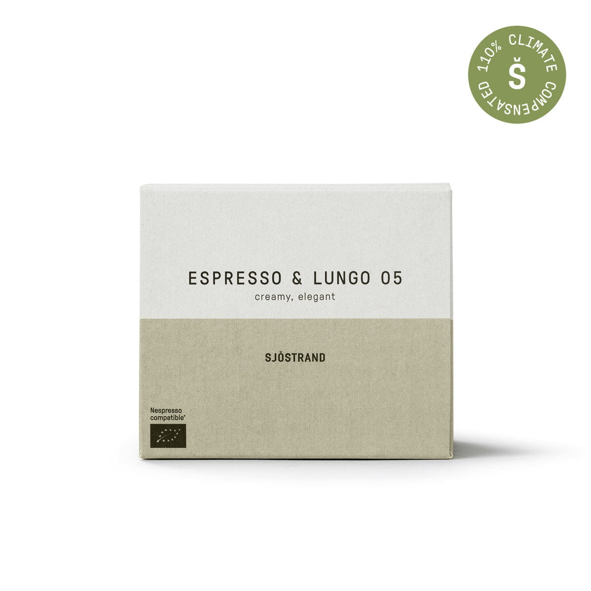 Sjöstrand kaffihylki 10 pakki, nr. 5 Espresso & Lungo