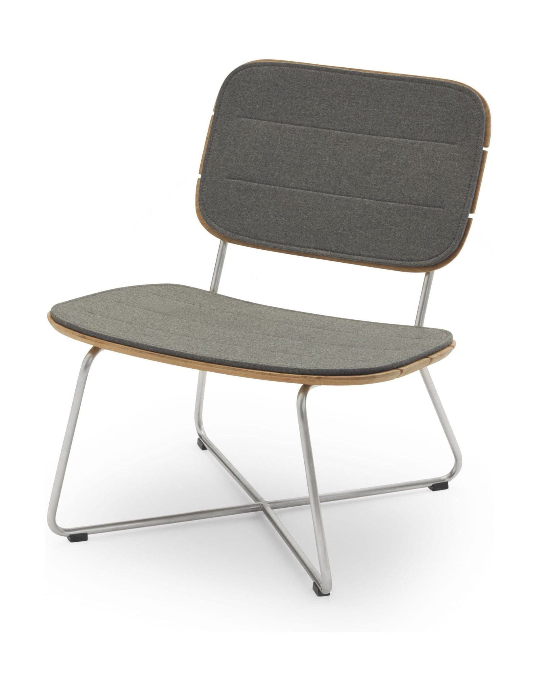 Skagerak Zitkussen voor Lilium Lounge Chair, houtskool