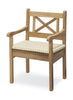 Skagerak Sitzkissen für Skagen Stuhl, goldener gelber Streifen