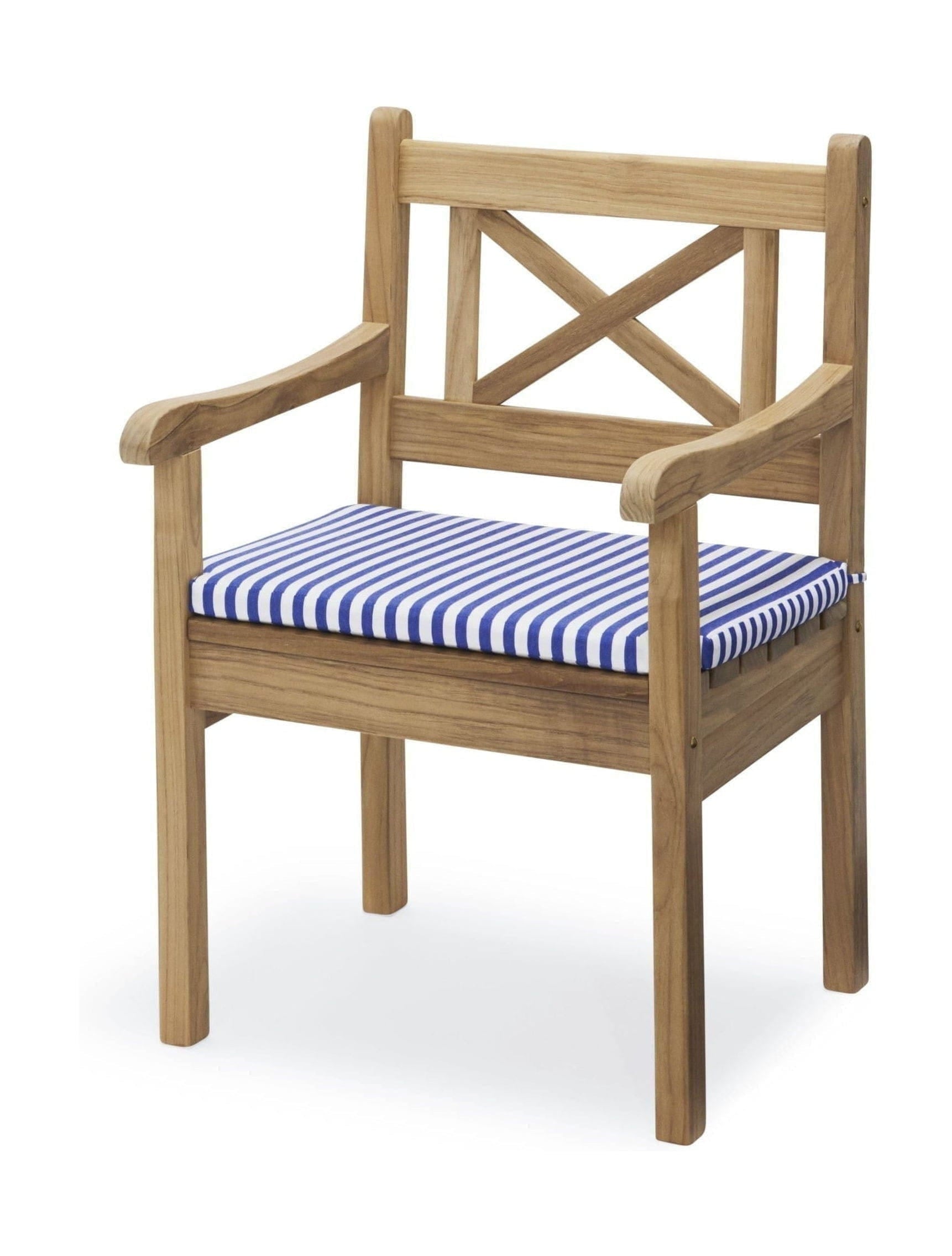 Cojín de asiento de Skagerak para silla skagen, raya azul marina