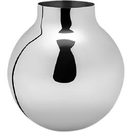 Skultuna Boule Vase stor, sølv