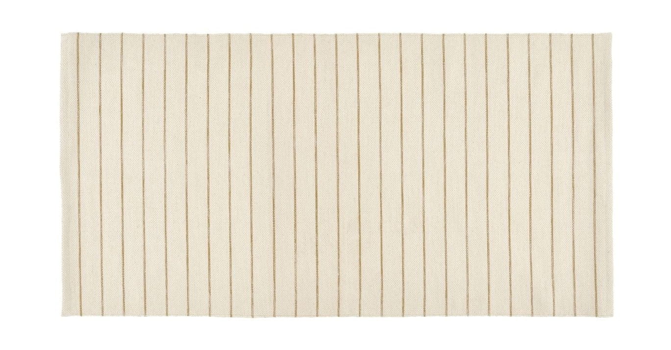 Södahl teppe 75x150 linje beige/karamellbrun