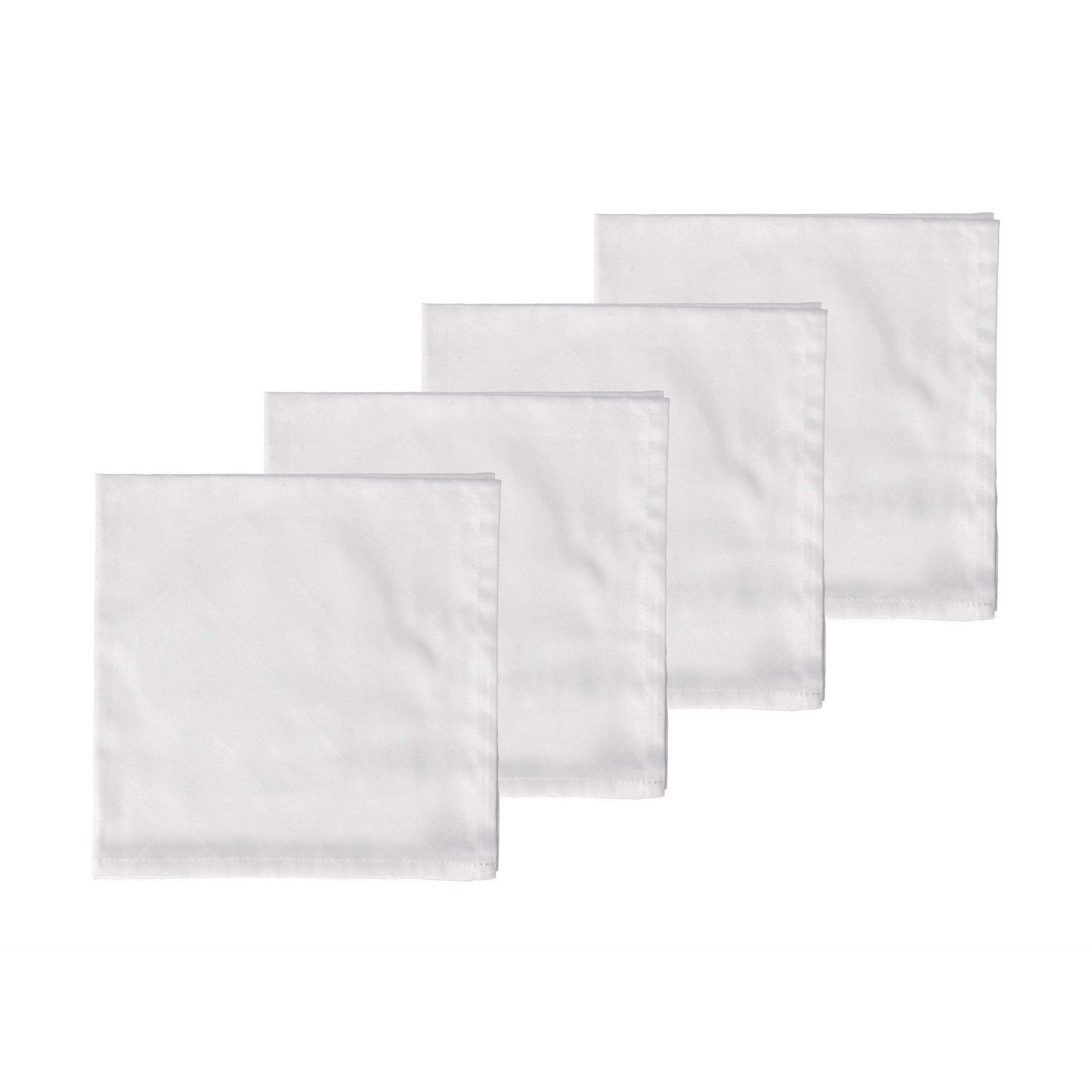 Azulejos de servilleta södahl damask óptico blanco 4 pcs