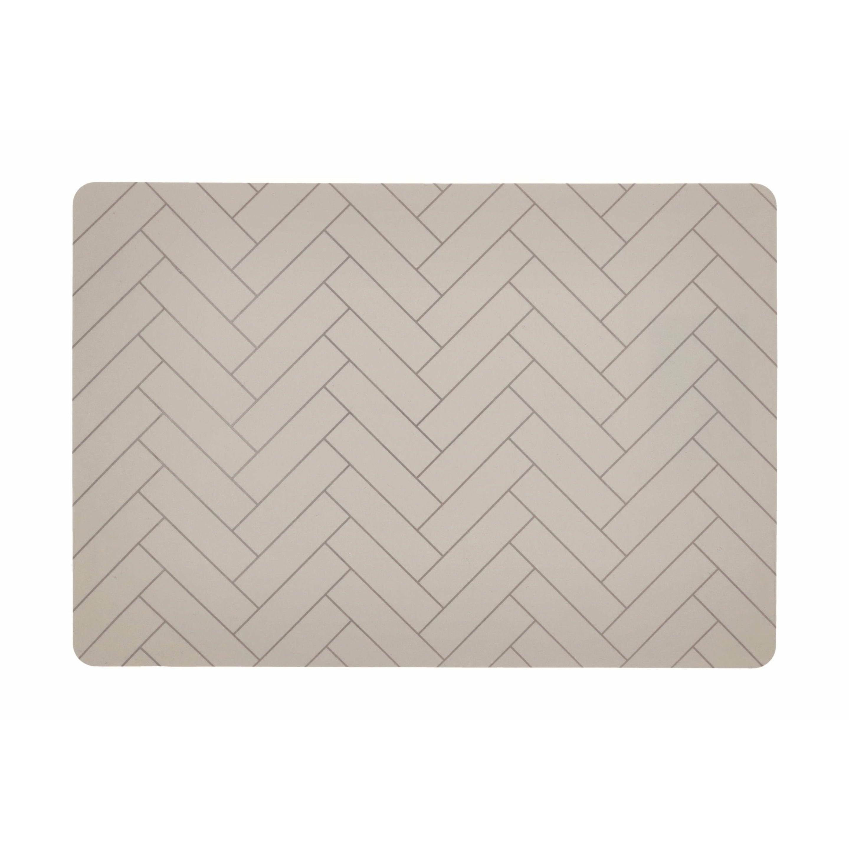 södahl瓷砖placemat 33x48，米色