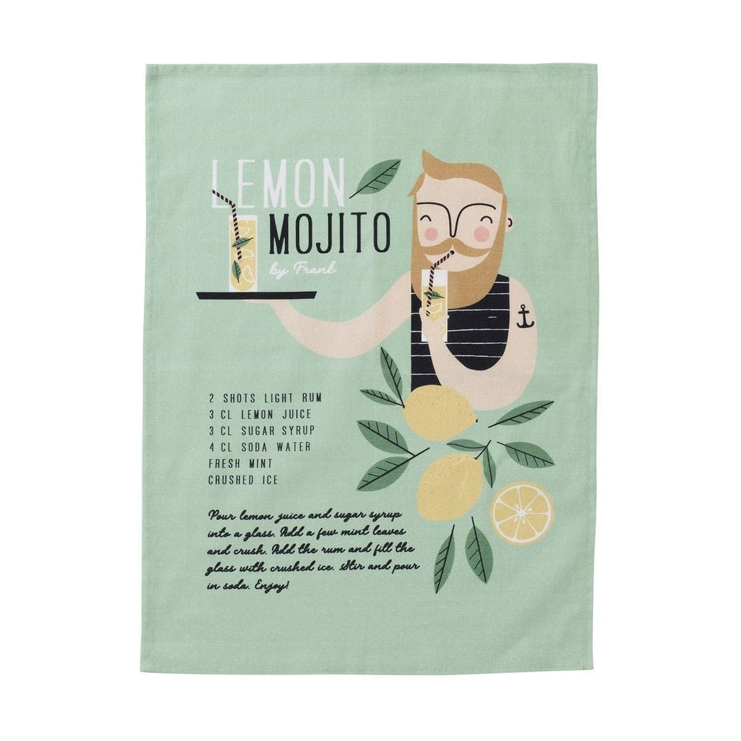Spira Kompis茶巾Frank Lemon Mojito，47x65厘米