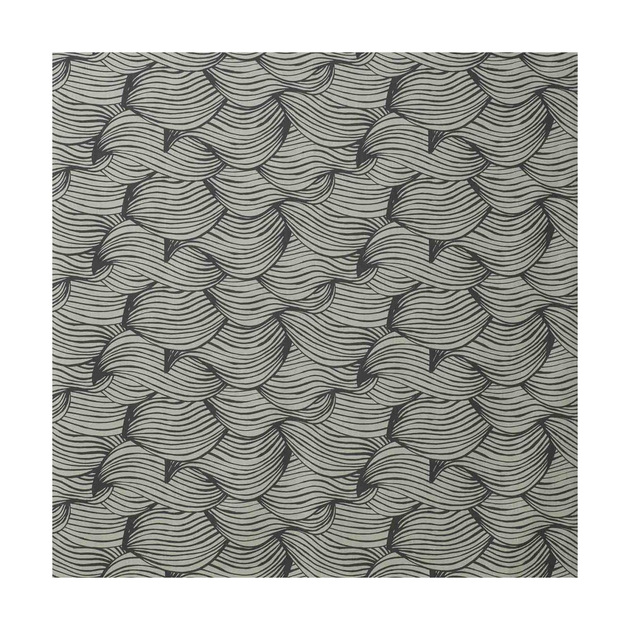 Spira bølge CTC stoff med akrylbredde 145 cm (pris per meter), grå