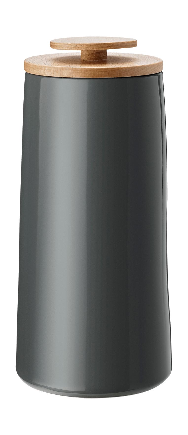 Stelton Emma咖啡罐/储藏室1.2 L，深灰色