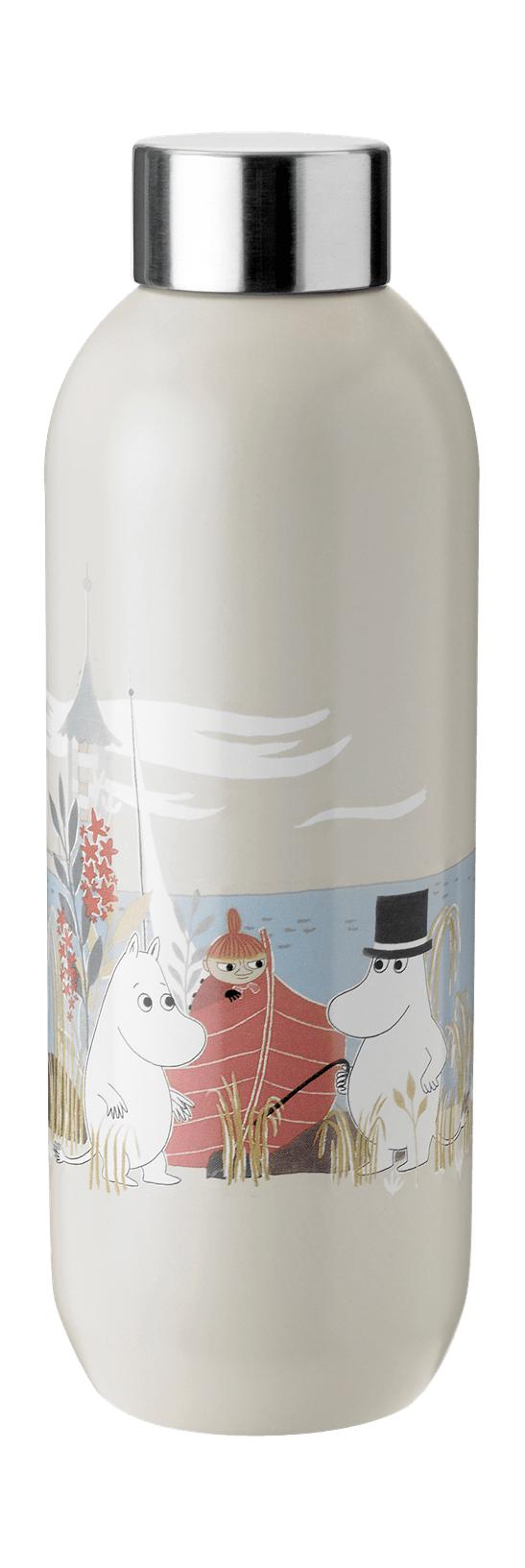 Stelton holder kjølig vannflaske 0,75 L, Moomin Sand