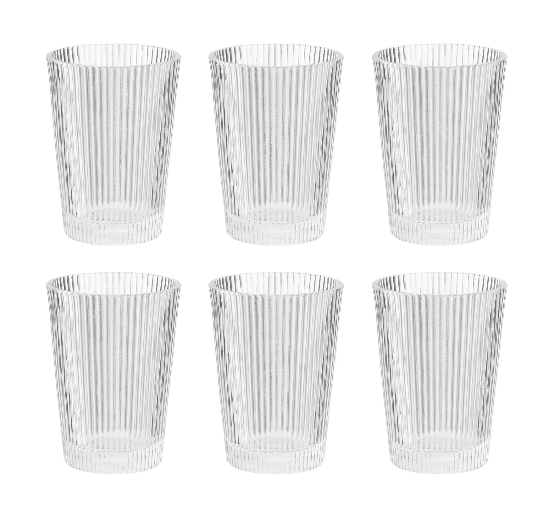 Stelton Pilastro Drinking Glasses Set Of 6 0,33 L