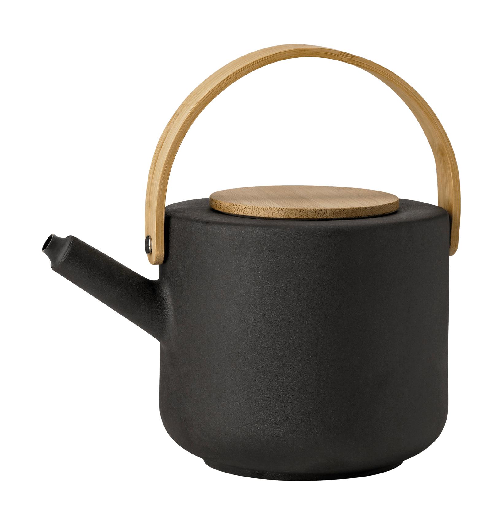 Stelton Theo茶壶1,25 L，黑色