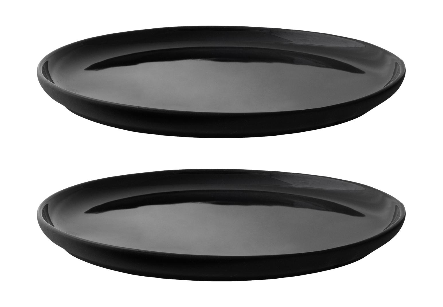 Stelton Theo Plate Ø 22 cm, svart