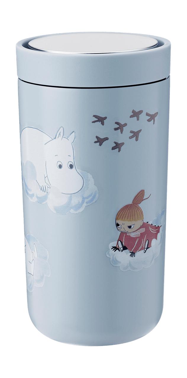 Stelton per fare clic su Thermo Mug 0,2 L, Moomin Soft Cloud
