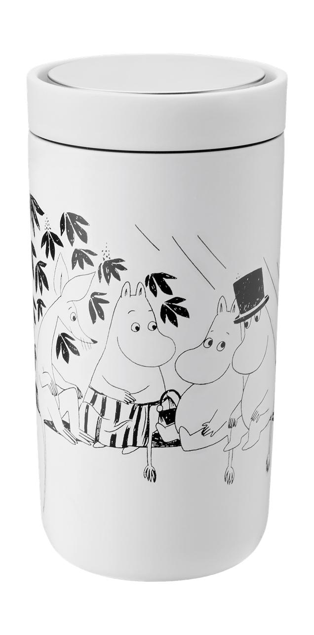 Stelton För att klicka på Thermo Mug 0,2 L, Moomin Soft