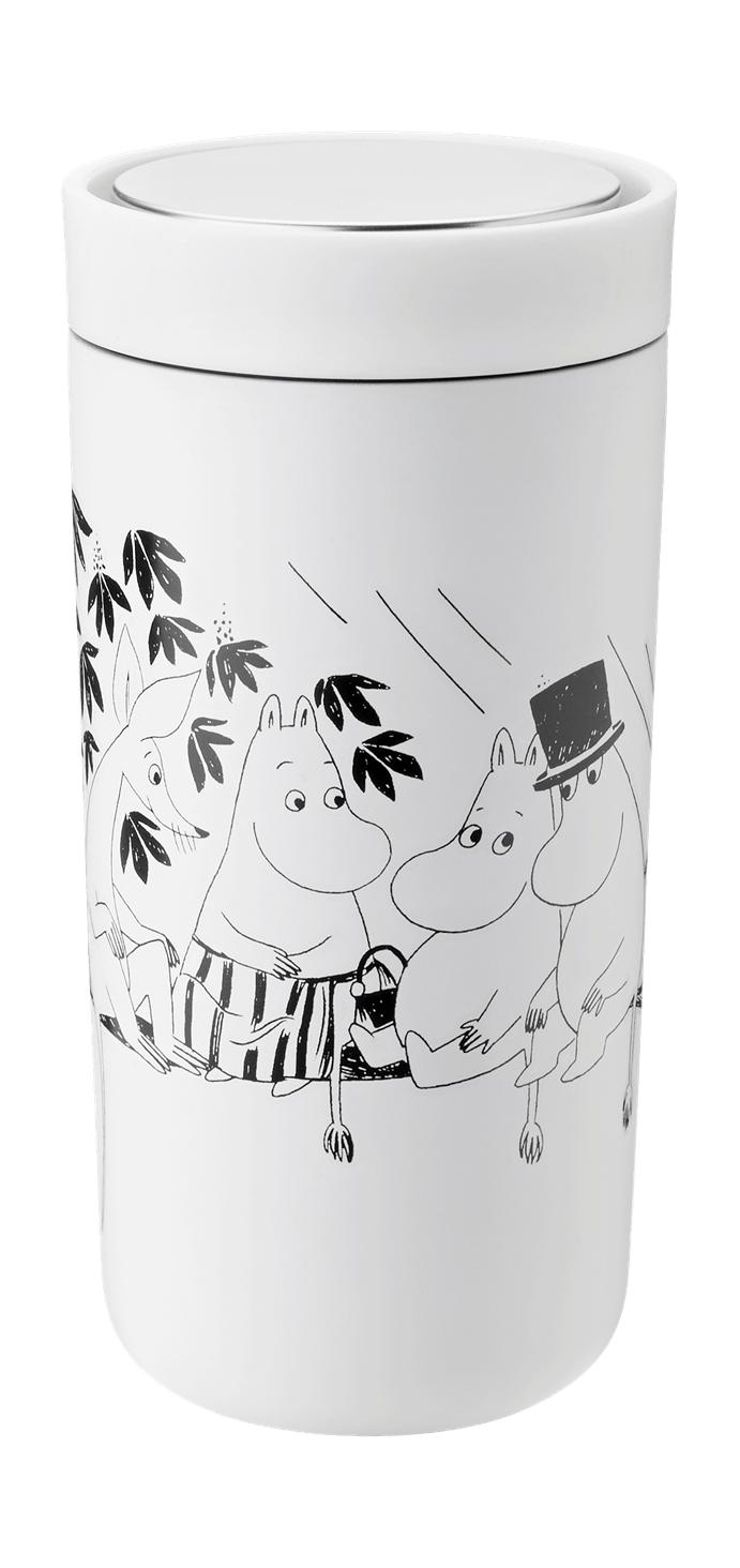 Stelton til að fara að smella Thermo Mug 0,4 L, Moomin Soft