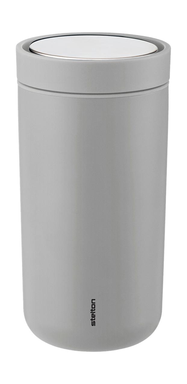 Stelton To Go Click To Go Becher 0,2 L, Soft Light Grey