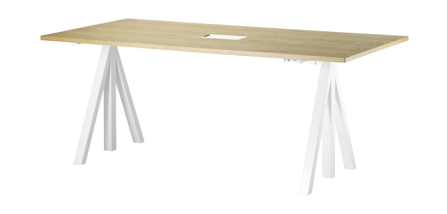 String Furniture Fungerar arbetsbord ek, 90x180 cm