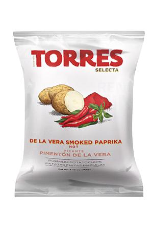 Torres selecta chips de pimentón ahumado, 150 g