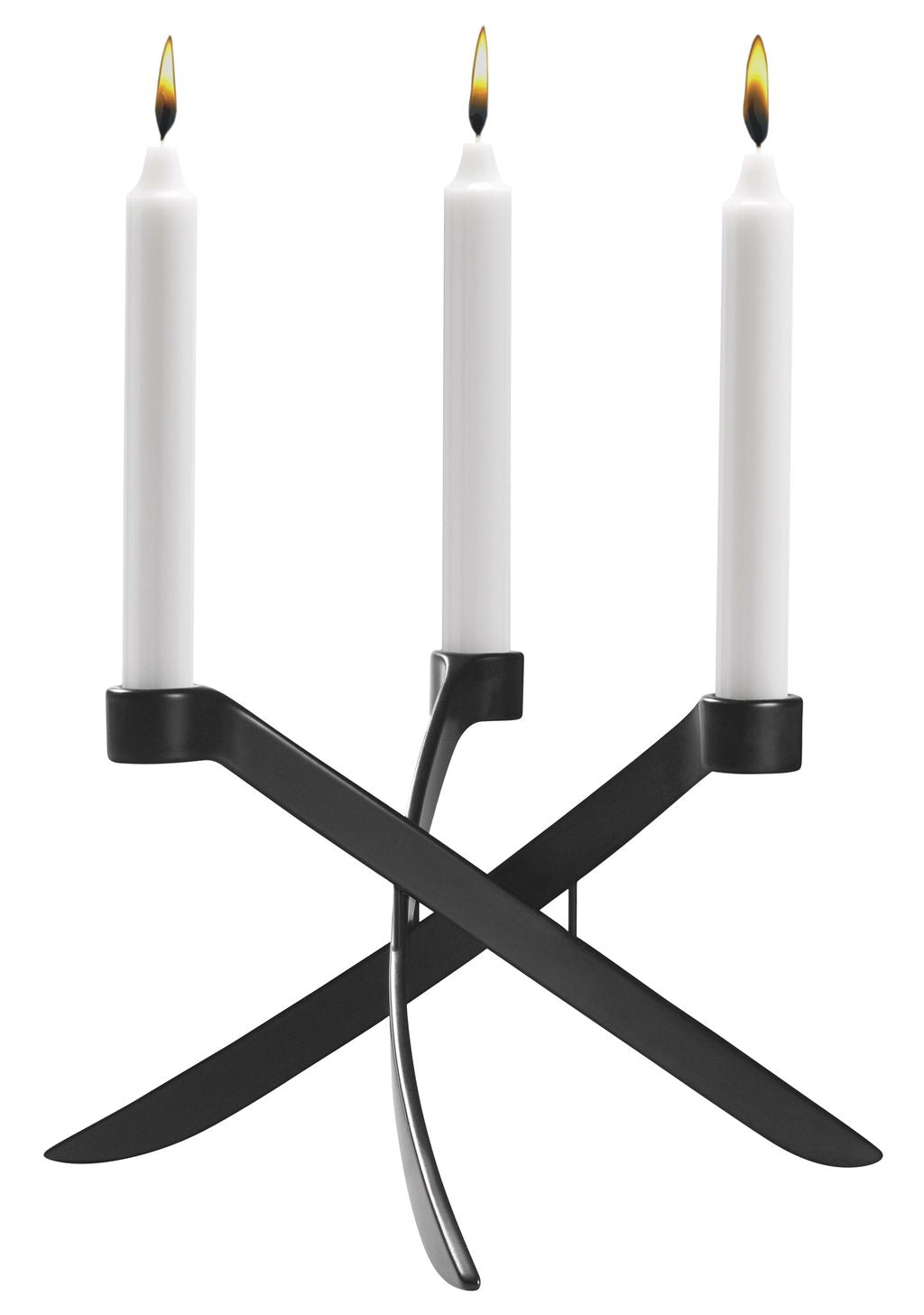 Uyuni Lighting Lightarch烛台1'Arm MiniTaperø18厘米，哑光黑色