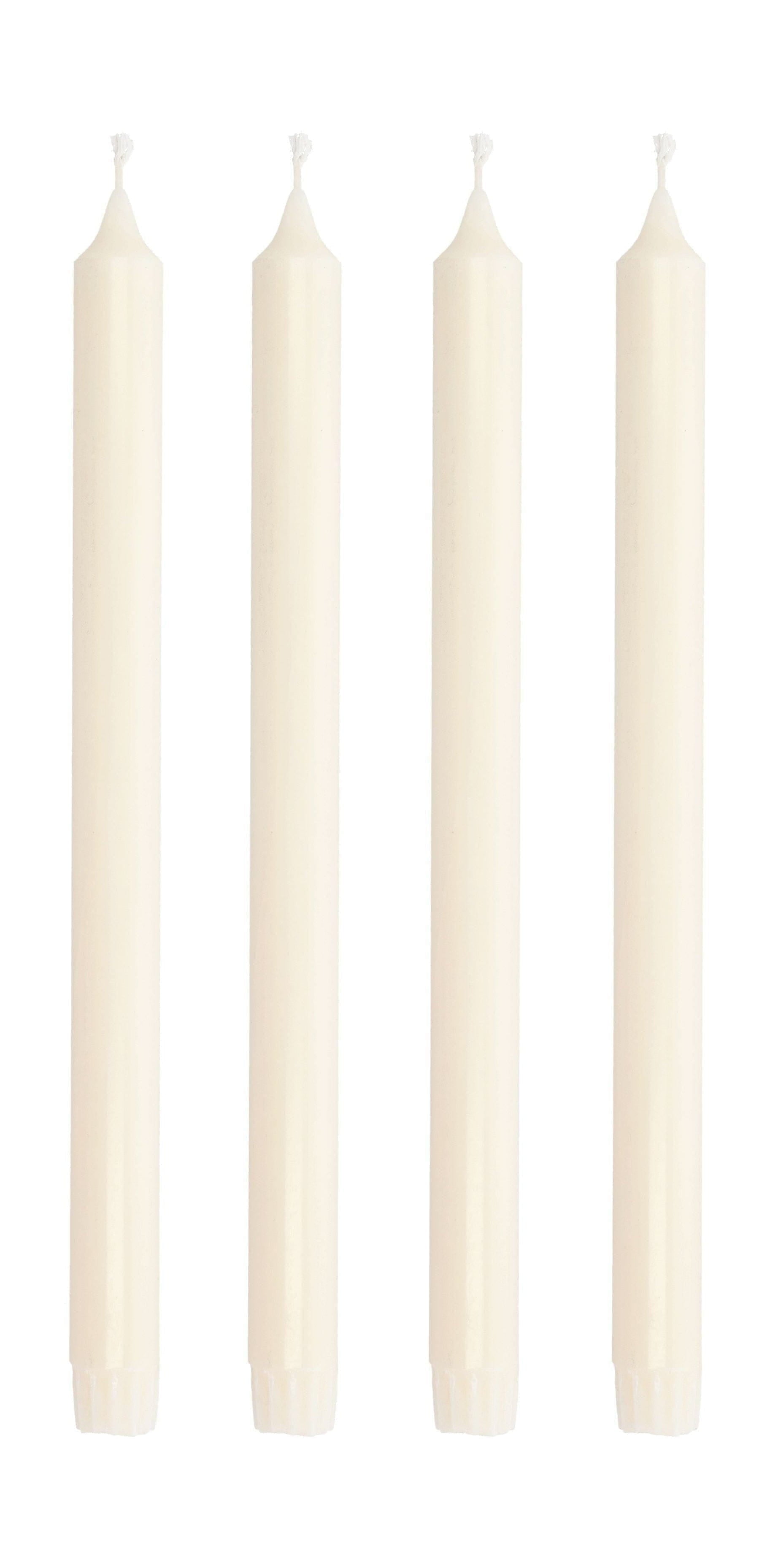 Villa Collection Ensemble de bougies de bâton AIA de 4 Øx h 2,2x30, crème