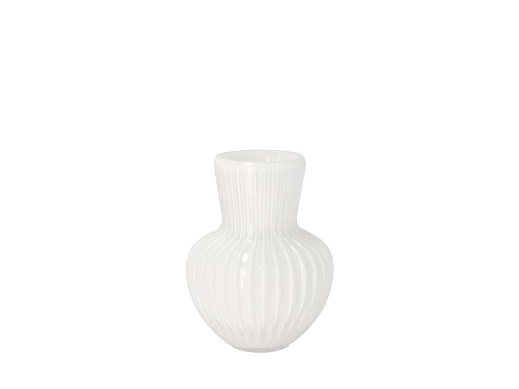 Villa Collection Cuneo Vase Ø 15 cm, weiß