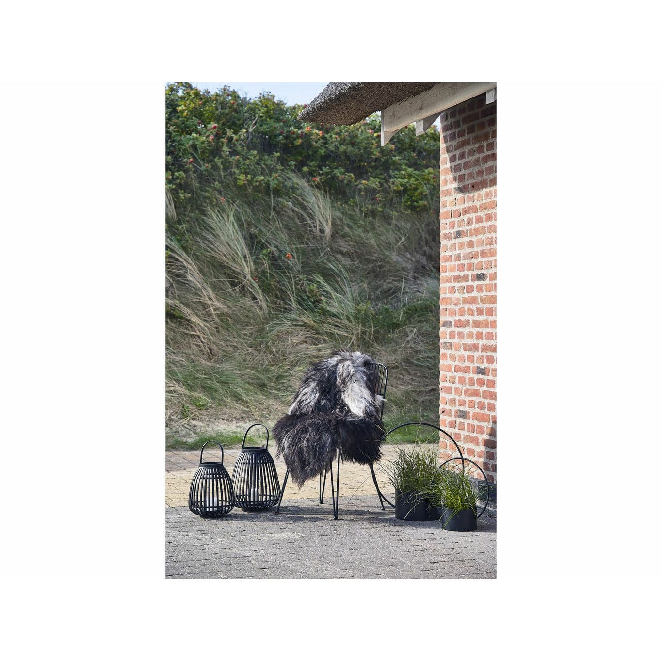 别墅收藏法罗式羊羔，灰色