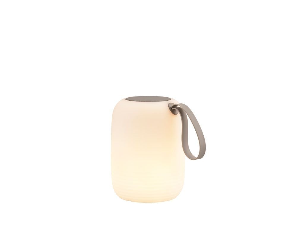 Lámpara LED de villa Collection con altavoces Ø 17,5 cm, blanco