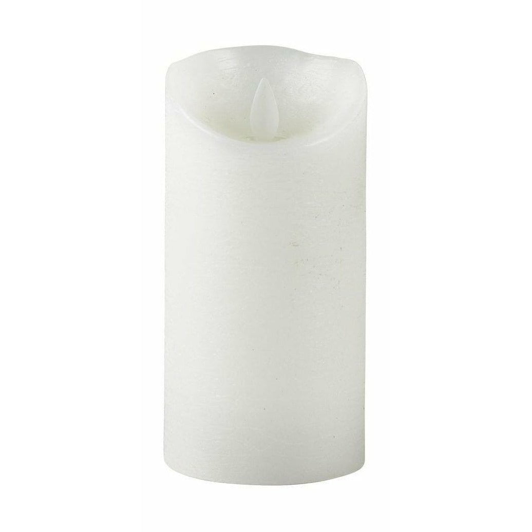 La colección Villa lideró una vela con temporizador de 15 cm, blanco