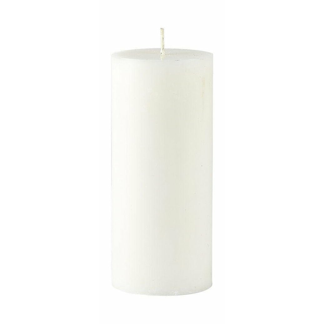 别墅收集支柱蜡烛14厘米，白色
