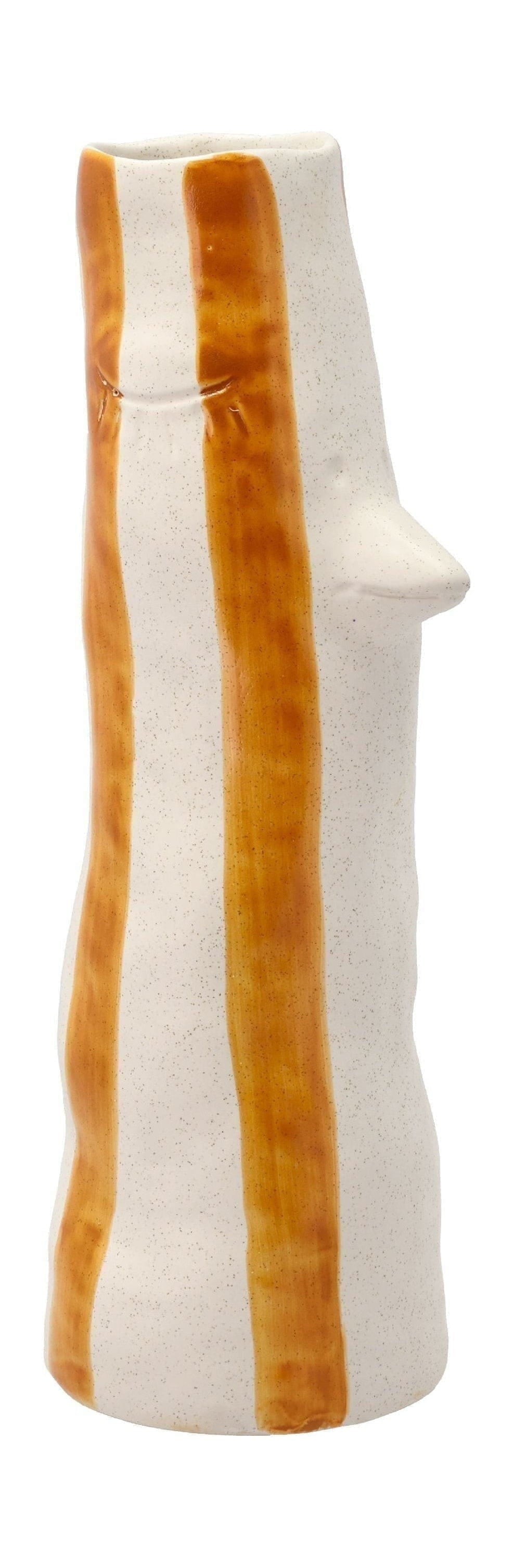Villa Collection Vase de styles avec bec et cils grands, marron